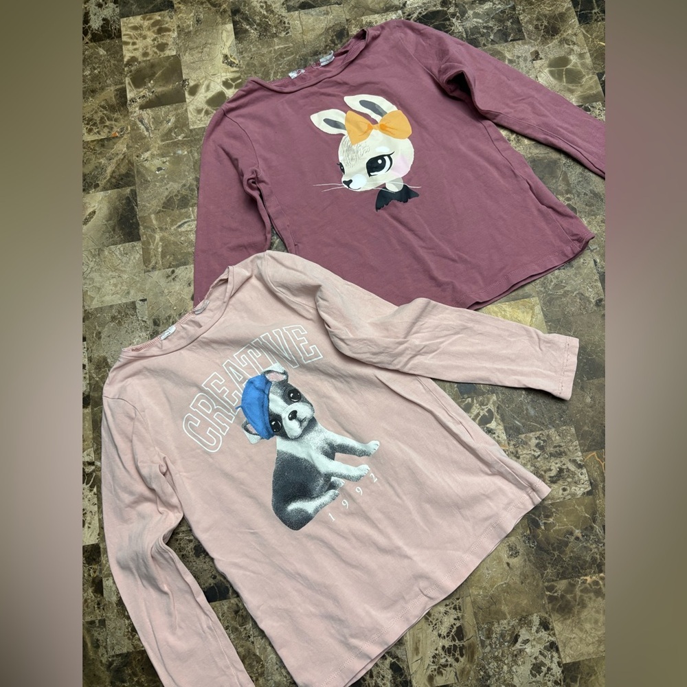 H&M bundles of 2 longsleeve 4-6 years